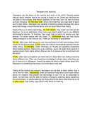 Teenagers and teaching