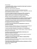 Cuestionario Entorno socioeconómico de México