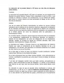 La reducción de la jornada laboral a 40 horas con dos días de descanso como mínimo