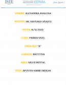 Apuntes sobre drogas