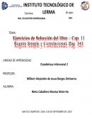 Regresión Lineal