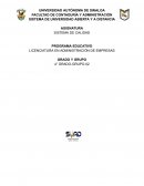 Investigación de calidad de 3 empresas