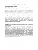 Entre el diseño y la evaluación