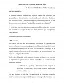 La igualdad y no discriminación