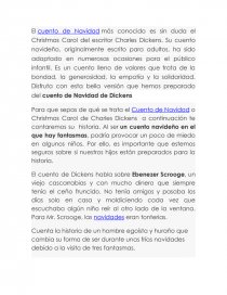 Cuento de Navidad de Dickens. Página 1