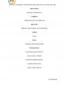 Administración de empresas. Trabajo de investigación