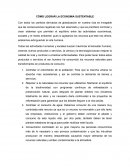 Cómo lograr la economia sustentable