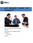 Abogado como mediador