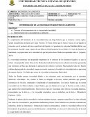 Determinación de la viscosidad en muestras de alimentos