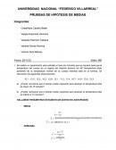 Pruebas de hipótesis de medias