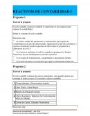 Reactivos de contabilidad