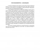 Texto argumentativo - La reconquista