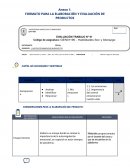 Formato para la elaboración y evaluación de productos
