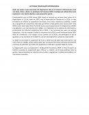 Actividad financiación internacional