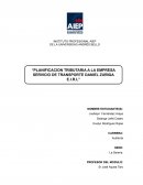 Planificacion tributaria a la empresa servicio de transporte