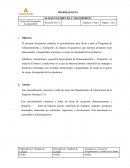 Almacenamiento y transporte