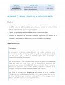 Actividad: El cambio climático y la lucha contra este. Caso práctico