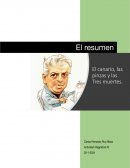 El resumen: Cuento del canario, las pinzas y los tres muertos