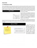 Introducción al HTML
