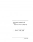Especificación de requisitos de software