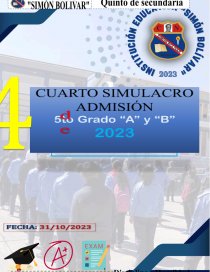 Simulacro II - Preguntas admisión 5to. Página 1