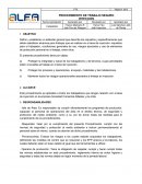 Procedimiento de trabajo seguro Inyeccion