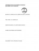 El curriculum y su diseño aplicado al deporte