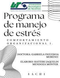 Programa de manejo de estrés. Página 1