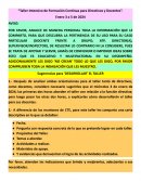 Taller Intensivo de Formación Continua para Directivos y Docentes