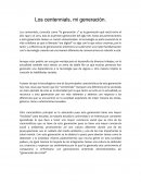 Los centennials, mi generación