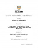 Ensayo sobre competencias directivas empresas mexicanas