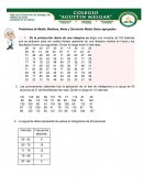 Problemas de Media, Mediana, Moda y Deviación Media Datos agrupados