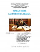 Posiciones juradas