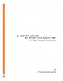 Mi práctica docente