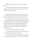 ¿Consideras que hay diferencias entre narrar, describir, argumentar, exponer y dialogar?