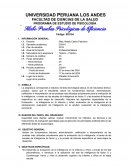 Sílabo Pruebas Psicológicas de Eficiencia