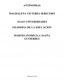 Antinomia en filosofía