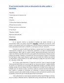 El curriculum escolar como un documento de saber, poder e identidad