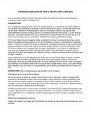 Consideraciones básicas para el pastor como consejero