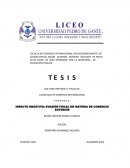 Impacto negativo: evasión fiscal en materia de comercio exterior