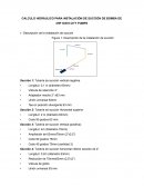 Cálculo hidráulico para instalación de succión de bomba de 3hp ic670 city pumps