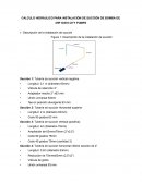 Cálculo hidráulico para instalación de succión de bomba de 3hp ic670 city pumps
