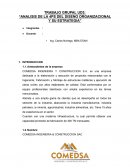 Análisis de la 4ps del diseno organizacional y su estrategia