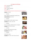 Investigación de Biología