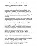 Resumen: Economía Circular