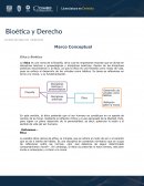 Marco Conceptual Bioética y Derecho