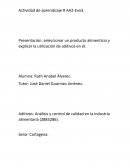 Análisis y control de calidad en la industria alimentaria