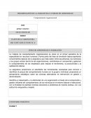 Diseño curricular de la materia "Comportamiento organizacional" (PUA)