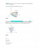 Volumen de un sólido limitado por un paraboide y un plano