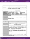 Desarrollo de habilidades del movimiento